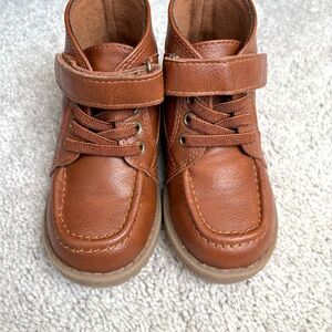 The Children's Place Toddler Boys Lace Up Boots - Brown